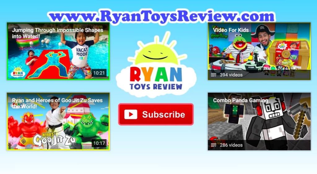 RyanToyReview YouTube Channel