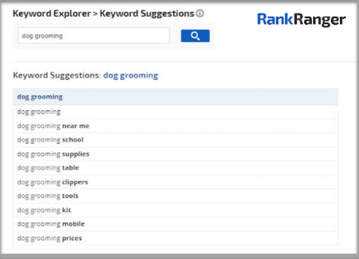 rankranger keyword explorer